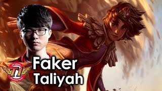 SKT T1 Faker  Taliya vs Malzahar  SSG Ambition  Korea Challenger SS8 [upl. by Ollopa725]