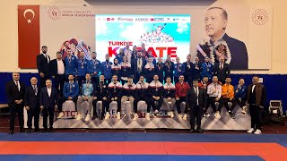 Türkiye Büyükler Karate Şampiyonası Final Müsabakaları  Ankara [upl. by Nonarb]