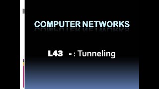 Computer Networks L43  Internetworking part 3 Tunneling KTU BTech CSE  CS306 CST286 [upl. by Alil]