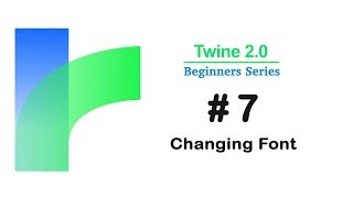 Twine 20  How to change Text Font  Tutorial 7 [upl. by Hpesojnhoj693]