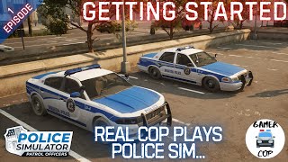 REAL COP PLAYS POLICE SIMULATOR  Police Simulator Patrol Officers  Episode 1 [upl. by Evelc325]