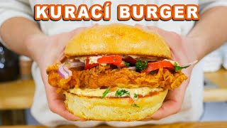 Kurací burger s domácimi žemľami  Viktor Nagy  recepty [upl. by Breh]