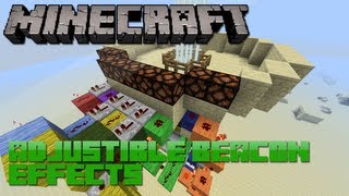 Minecraft All Beacon Effects  Resource Efficient amp Adjustable  14 [upl. by Aihseyt439]