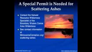 Scattering Ashes Guidelines for Spreading Cremation Ashes in the Boundary Waters [upl. by Nezah978]