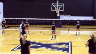 Learn a Great Defensive Drill for Volleyball [upl. by Trebo]