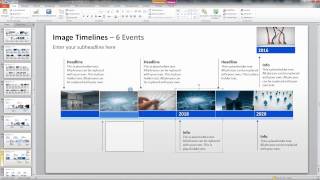 PowerPoint Zeitstrahl Vorlage [upl. by Pirbhai206]