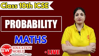 Probability Class 10 ICSE  ICSE 10 Maths  Probability Full Concept amp Tricks [upl. by Nafri]