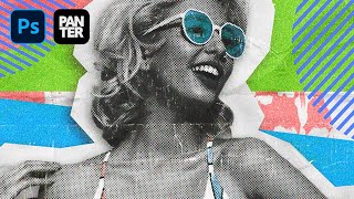 How to Animate Pop Art Collage GIF in Photoshop [upl. by Arada]