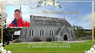 Funeral Mass of Christopher Christy Moriarty [upl. by Latreece]