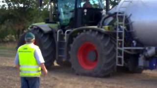 Maschinenvorführung in Bomlitz  10  Claas Xerion 3800 Trac VC mit Kotte Garant PTLX 22000 [upl. by Akerley]