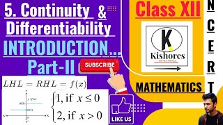 Continuity And Differentiability Class 12  Intro Part 2 [upl. by Ynnol]