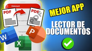 LA MEJOR APP PARA REVISAR ARCHIVOS DE WORD EXCEL POWER POINT Y PDF PARA ANDROID FACIL Y RAPIDO ✅ [upl. by Akiehs]