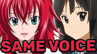 Rias Gremory Japanese Voice Actor In Anime Roles Youko Hikasa KON Little Witch Academia [upl. by Duff]