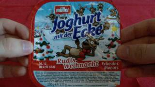 Müller Joghurt mit der Ecke Rudis Weihnacht [upl. by Alyal578]