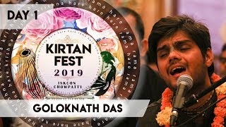 Kirtan Fest 2019  Day 1 Kirtan  Goloknath Das  ISKCON Chowpatty [upl. by Missak]