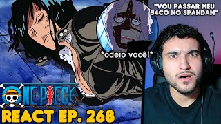 SPANDAM BATEU NA ROBIN E MINHA REAÇÃO FOI 😡😡 React One Piece EP 268 [upl. by Ahtebat]