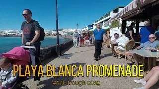 playa blanca promenade walk lanzarote spain [upl. by Nickola323]