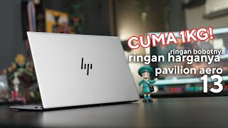 LAPTOP SUPER RINGAN YANG GAK BIKIN BERAT TABUNGAN  HP Pavilion Aero 13 be2001au [upl. by Nwahsad379]