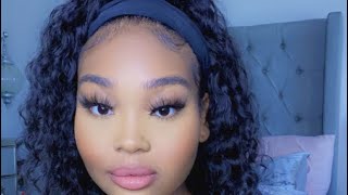 Visit The Fashion Plus Store Wet N Wavy Amazon Headband Wig Review [upl. by Kristoforo]