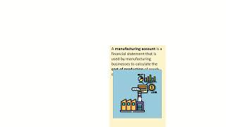 Manufacturing Accounts Part 11 [upl. by Cain]