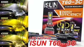 Review LED ISUN T60  3C 120W [upl. by Myrlene]