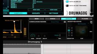 Drumagog 5 Platinum MorphEngine and Convolution Reverb [upl. by Htebezile]