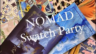 NOMAD Swatch Party 🤩 Lidschattenpaletten Facepalette Sammlung [upl. by Orfield]