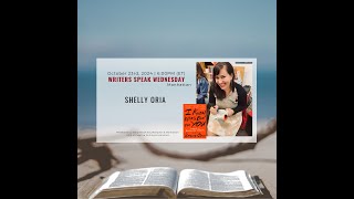 WRITERS SPEAK WEDNESDAY  Shelly Oria [upl. by Hakon]