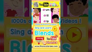 DR Blend  Consonant Blend  Mousity Phonics  Phonics Garden [upl. by Valentijn54]