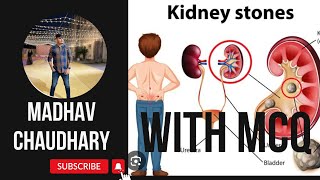 URINARY SYSTEM LECTURE3 NEPHROLITHIASISKIDNEY STONE WITH ALL MCQmadhavchaudhary kidney youtube [upl. by Edd]