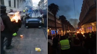 manif gilets jaunes acte x a montpellier aujourd hui ‎19 ‎janvier [upl. by Yllor579]