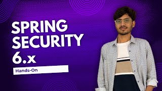 HandsOn Spring Security 6x Basic Setup amp Default Configuration with Spring Boot 3x 50 mins [upl. by Eneluj758]