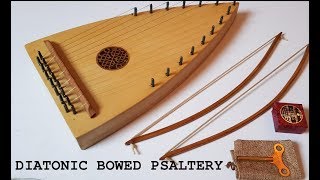 Diatonic Bowed Psaltery in D played with two bows [upl. by Asir]