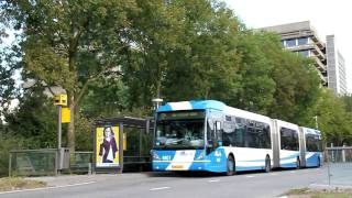 Buslijn 12 in Utrecht  Double articulated buses in Utrecht [upl. by Goines]