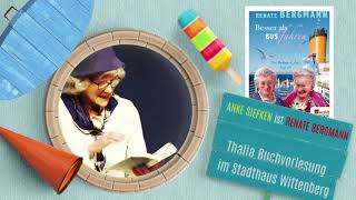 Anke Siefken ist Renate Bergmann  quotBesser als Bus fahrenquot  Buchvorlesung im Stadthaus [upl. by Rasia498]