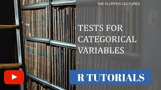 G tests for categorical variables using R [upl. by Alistair483]