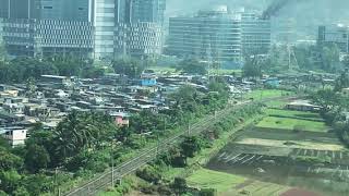 Fire at Clariant Chemicals Building Mumbai  Airoli [upl. by Gerrilee]