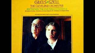 Emil Gilels  George Szell 1968 Piano Concerto in C minor Op 37 Rondo Beethoven [upl. by Richia]