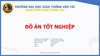 Powerpoint Đồ án tốt nghiệp [upl. by Lorne]