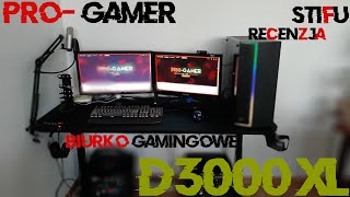 Biurko gamingowe PROGAMER D3000 XL  Najlepsza jakość w najlepszej cenie [upl. by Tereb]