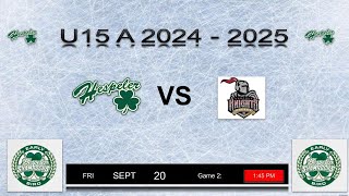 Hespeler Early Bird Game 2 Hespeler vs Norfolk Knights Friday September 20 2024 [upl. by Ahsimek]