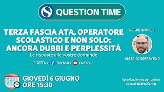 Terza fascia ATA operatore scolastico e non solo ancora dubbi e perplessità [upl. by Richara989]