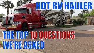 Top 10 Questions About Converting a HDT into a RV Hauler  Full Time RV Living [upl. by Wolfy]