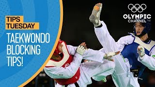 How to successfully block in Taekwondo ft Lee Dae Hoon  Olympians Tips [upl. by Ly706]