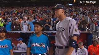 2017 ASG AL AllStar starters get introduced [upl. by Neeroc]