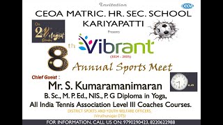 Annual sports meet 2024 Madurai ceoa school Kariapatti [upl. by Christopher]