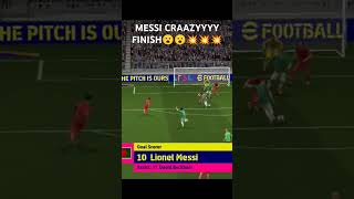 MessiGOAT outside the box CRAZY finish💥 efootball messi messigoal messi10 goat beckham [upl. by Paderna284]