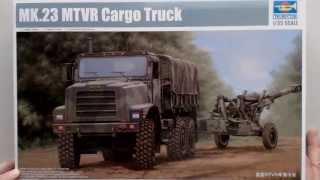 Unboxing the 135 Trumpeter Mk23 MTVR Cargo Truck [upl. by Male488]