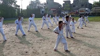 white belt karate practice video  best karate technique video 2024 for kids [upl. by Lennox]