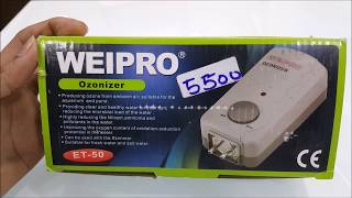 WEIPRO OZONIZER  OZONIZER FOR AQUARIUM  MARINE ACCESSORIES [upl. by Latt]